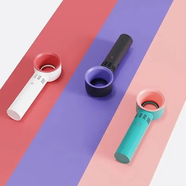Mini Handheld Bladeless USB Eyelash Fan - Image 6